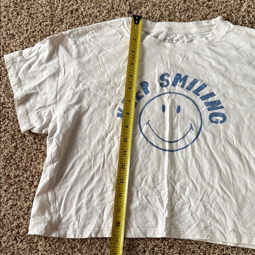 American Eagle Outfitters cropped oversized T-Shirt size medium - Picture 4 of 4